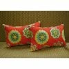 Best deal 🧨 Blazing Needles 12 X 20-inch Rectangular Throw Pillows (Set Of 2) - 20 X 12 Farrington Terrace Grenadine ✔️