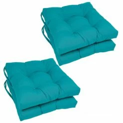 Promo 🔥 Blazing Needles 16-inch Square Chair Cushions (Set Of 4) - 16" X 16" Bery Berry 🧨