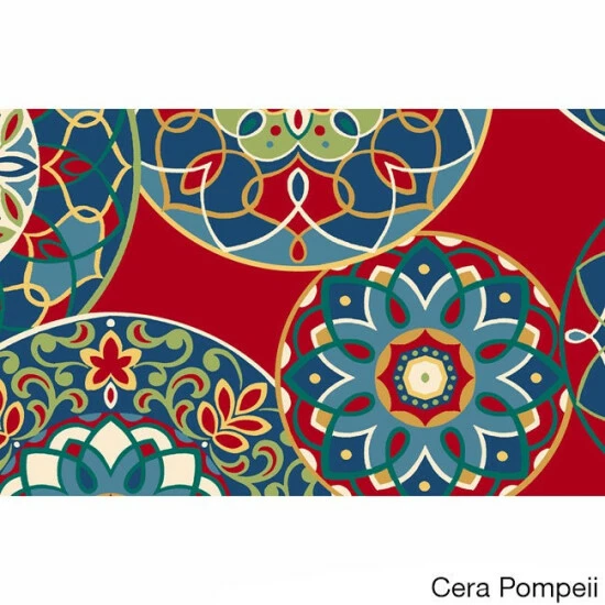 Outlet 👍 Blazing Needles 16-inch Round Indoor/Outdoor Chair Cushions (Set Of 2) Laperta Monsoon 🥰 - Image 5