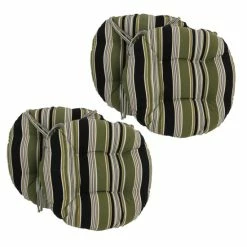 New 🌟 Blazing Needles 16-inch Indoor/Outdoor Chair Cushion (Set Of 4) - 16" Haliwell Multi 🎉