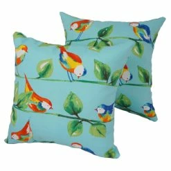Flash Sale 😍 Blazing Needles Tropicana 17-inch Indoor/Outdoor Throw Pillow (Set Of 2) 😉