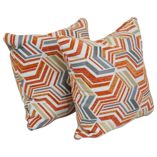 Hot Sale π― Blazing Needles 17-inch Square Throw Pillows (Set Of 2) π€©