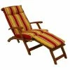 Deals 😉 Blazing Needles All-Weather Outdoor Steamer Lounger Cushion Haliwell Caribbean 👏