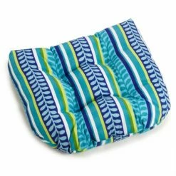 Buy 🎁 Blazing Needles 20-inch U-Shaped Indoor/Outdoor Chair Cushion - 19" X 19" Luxury Azure 🌟