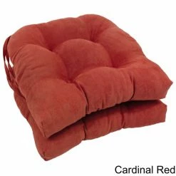 Hot Sale 🥰 Blazing Needles 16-inch Microsuede Dining Chair Cushions (Set Of 2) Sage ⌛