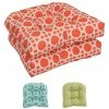 Cheapest ❤️ Blazing Needles 19-inch U-Shaped Dining Chair Cushions (Set Of 2) Kane Coral 👍