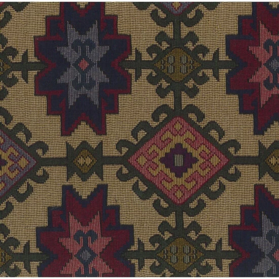 Flash Sale ✔️ Blazing Needles 18-inch Tapestry Footstool Cushion (Stool Is Not Included) Checkered Scroll ✨ - Image 7