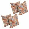 Flash Sale 🥰 Blazing Needles 17-inch Square Throw Pillows (Set Of 4) 😍