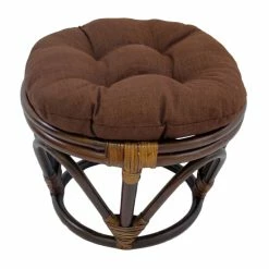 Best deal ✔️ Blazing Needles 18-inch Indoor / Outdoor Footstool Cushion (Cushion Only) Cinnamon 🎁