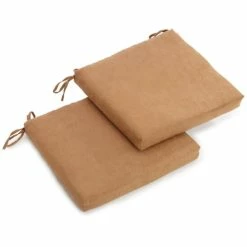 Flash Sale 😍 Blazing Needles 20-inch Microsuede Chair Cushion (Set Of 2) Spice 🥰