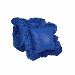 Hot Sale 👏 Blazing Needles Chintz 14-inch Throw Pillow (Set Of 2) Royal Blue 🔥