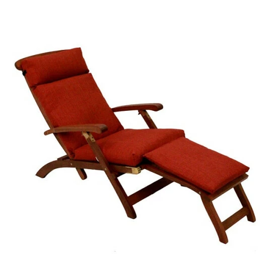 Flash Sale 🤩 Blazing Needles Solid All-Weather Steamer Deck Lounger Cushion - 20 X 72 👏 - Image 3