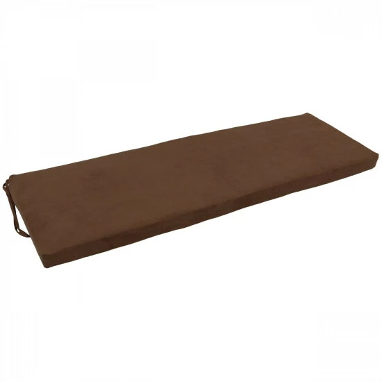Best Sale ๐ Blazing Needles 60-inch Microsuede Indoor Bench Cushion - 60 X 19 Grey ๐ - Image 3