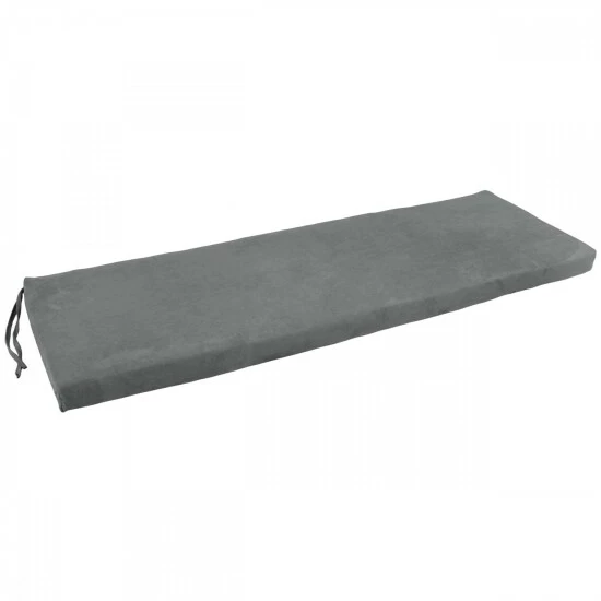 Best Sale ๐ Blazing Needles 60-inch Microsuede Indoor Bench Cushion - 60 X 19 Grey ๐ - Image 6