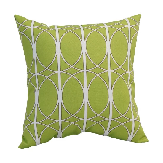 New ๐งจ Blazing Needles 17-inch Square Polyester Outdoor Throw Pillows (Set Of 2) Maxfield Leaf โค๏ธ - Image 6