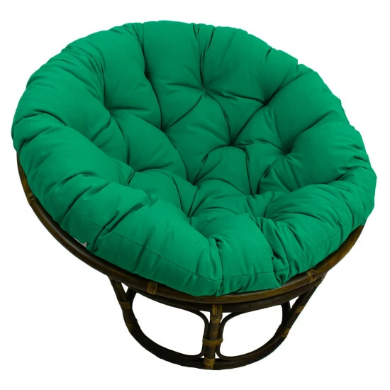 Hot Sale ✨ Blazing Needles 48-inch Solid Twill Papasan Cushion (Cushion Only) Mojito Lime ❤️ - Image 3