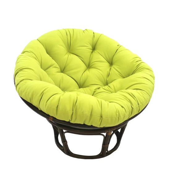 Hot Sale ✨ Blazing Needles 48-inch Solid Twill Papasan Cushion (Cushion Only) Mojito Lime ❤️ - Image 5