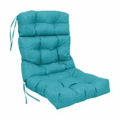 Discount 👏 Blazing Needles 20-inch By 42-inch Spun Polyester Solid Outdoor Tufted Chair Cushion Merlot 🥰