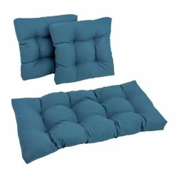 Cheapest 💯 Blazing Needles Indoor/Outdoor 3-Piece Settee Cushion Merlot 😍
