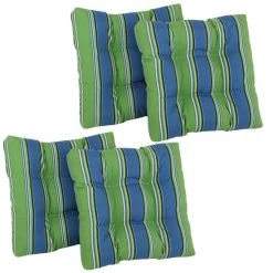Deals ✔️ Blazing Needles All-Weather Indoor/Outdoor Chair Cushions (Set Of 4) Haliwell Caribbean 🤩