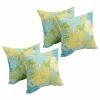Deals 🌟 Blazing Needles 17-inch Square Polyester Outdoor Throw Pillows (Set Of 4) Mcyvonne Aloe 👍
