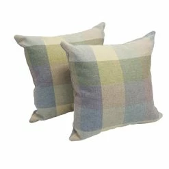 Best reviews of ❤️ Blazing Needles Vintage Plaid 17-inch Accent Throw Pillow (Set Of 2) 🛒
