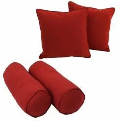 Brand new 😉 Blazing Needles Indoor Throw Pillow (Set Of 4) Red 👏