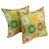 Best Pirce 🎁 Blazing Needles 17-inch Square Polyester Outdoor Throw Pillows (Set Of 2) Beringer Spring 🔔