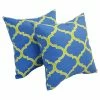 Brand new ✨ Blazing Needles 17-inch Square Outdoor Throw Pillows (Set Of 2) Irondaze Cobalt ❤️