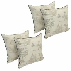 Brand new ❤️ Blazing Needles 17-inch Cottage Throw Pillow (Set Of 4) 🌟