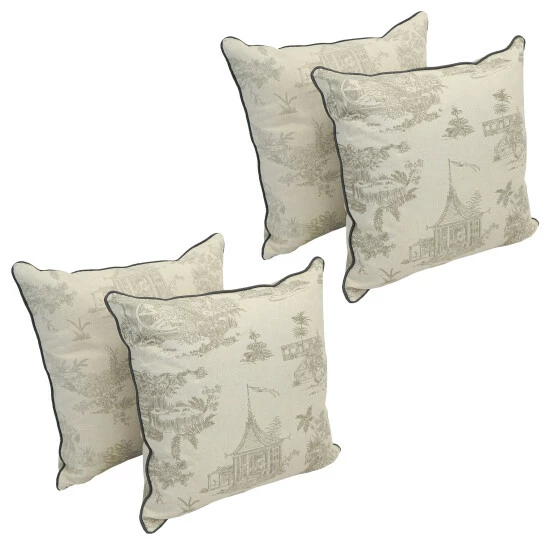Brand new β€οΈ Blazing Needles 17-inch Cottage Throw Pillow (Set Of 4) π