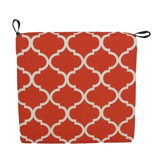 Best deal ๐ Blazing Needles 20-inch By 19-inch Patterned Outdoor Chair Cushions (Set Of 4) Irondaze Cobalt โค๏ธ - Image 5