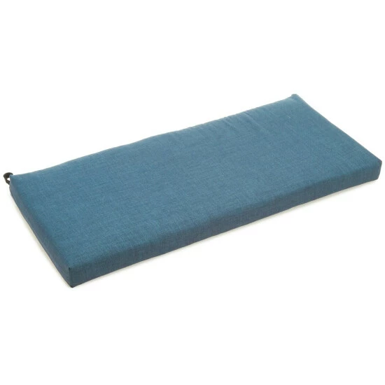 Buy ๐ Blazing Needles 42-inch Solid All-Weather Bench Cushion Sea Blue ๐งจ - Image 6