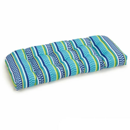 Wholesale ⭐ Blazing Needles 42-inch All Weather U-Shape Bench Cushion - 19 X 42 Luxury Azure ⭐ - Image 3
