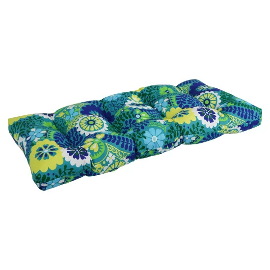 Cheap ๐ Blazing Needles 42-inch All-Weather Bench Cushion - 19" X 42" Sovaro Denim ๐ - Image 2