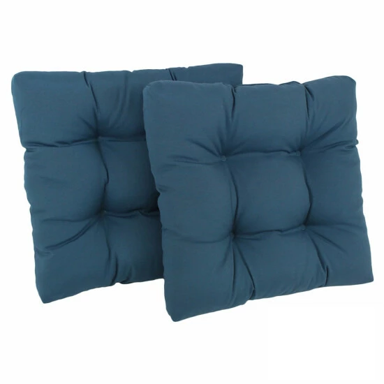 Hot Sale 👏 Blazing Needles 20-inch Solid Chair Cushions (Set Of 2) - 19 X 19 Grape 😀