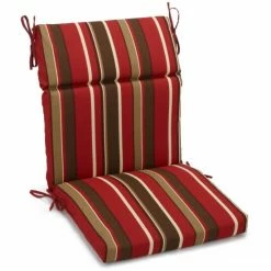 Cheapest 🛒 Blazing Needles 3-Section Indoor/Outdoor Chair Cushion - 38" X 18" Montfleuri Sangria 🤩