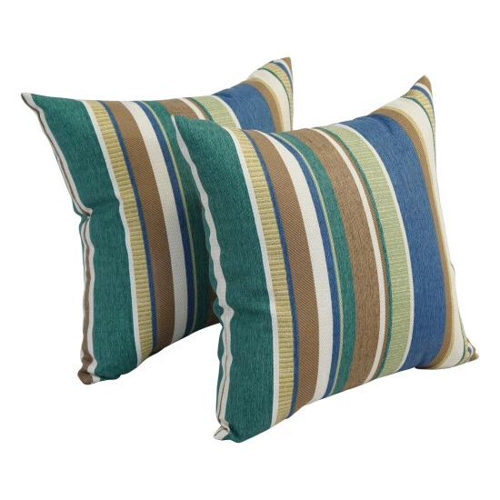 Best Sale ๐ Blazing Needles 17-inch Square Polyester Outdoor Throw Pillows (Set Of 2) Mccoury Pool ๐