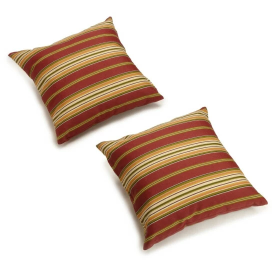 Best reviews of ๐ Blazing Needles 18-inch All-Weather Throw Pillow (Set Of 2) Passion Ruby ๐ - Image 3