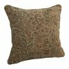 Best deal 🌟 Blazing Needles 18-in. Square Corded Patterned Jacquard Chenille Throw Pillow Blue Damask 🧨