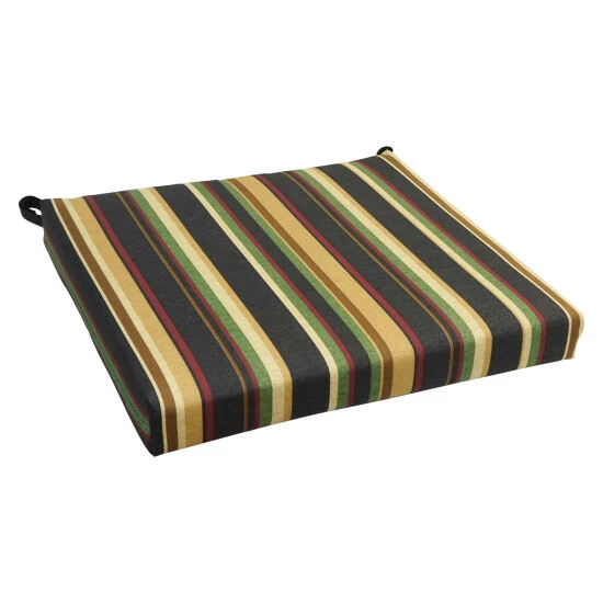 Cheapest 👏 Blazing Needles 20-inch By 19-inch Patterned Outdoor Chair Cushion - 20 X 19 Mcspence Coal 👏 - Image 4