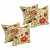 Brand new 😍 Blazing Needles 17-inch Square Polyester Outdoor Throw Pillows (Set Of 4) Dejana Starling ❤️