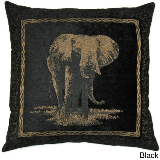 Top 10 ๐ Blazing Needles 25-inch Premium Chenille Elephant Pillow Chocolate Brown โจ - Image 2