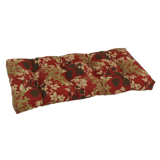 Deals โ๏ธ Blazing Needles 42-Inch All-Weather Bench Cushion - 42 X 19 Tropique Raven ๐ฅฐ