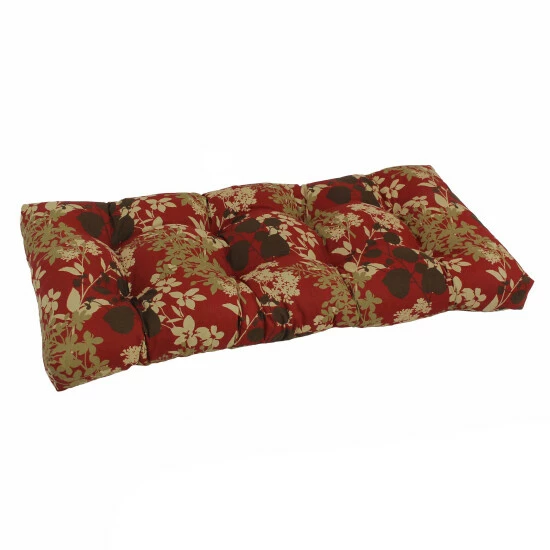 Deals โ๏ธ Blazing Needles 42-Inch All-Weather Bench Cushion - 42 X 19 Tropique Raven ๐ฅฐ - Image 2