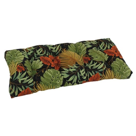 Deals โ๏ธ Blazing Needles 42-Inch All-Weather Bench Cushion - 42 X 19 Tropique Raven ๐ฅฐ - Image 3