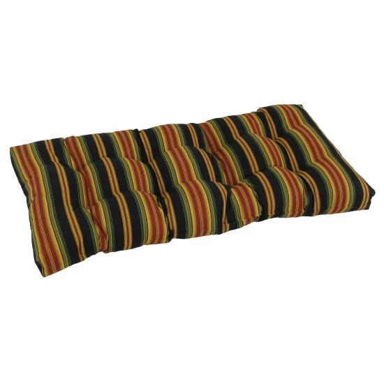 Deals โ๏ธ Blazing Needles 42-Inch All-Weather Bench Cushion - 42 X 19 Tropique Raven ๐ฅฐ - Image 4