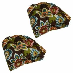 Deals 👍 Blazing Needles 19-inch U-Shaped Outdoor Chair Cushions (Set Of 4) - 19" X 19" Lesandra 😍