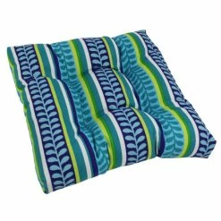Buy 😀 Blazing Needles 19-inch Indoor/Outdoor Chair Cushion - 19" X 19" Adonis Jewel ❤️
