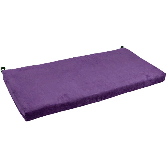 Promo ✨ Blazing Needles 42-inch Indoor Microsuede Bench Cushion Chocolate ⭐ - Image 8